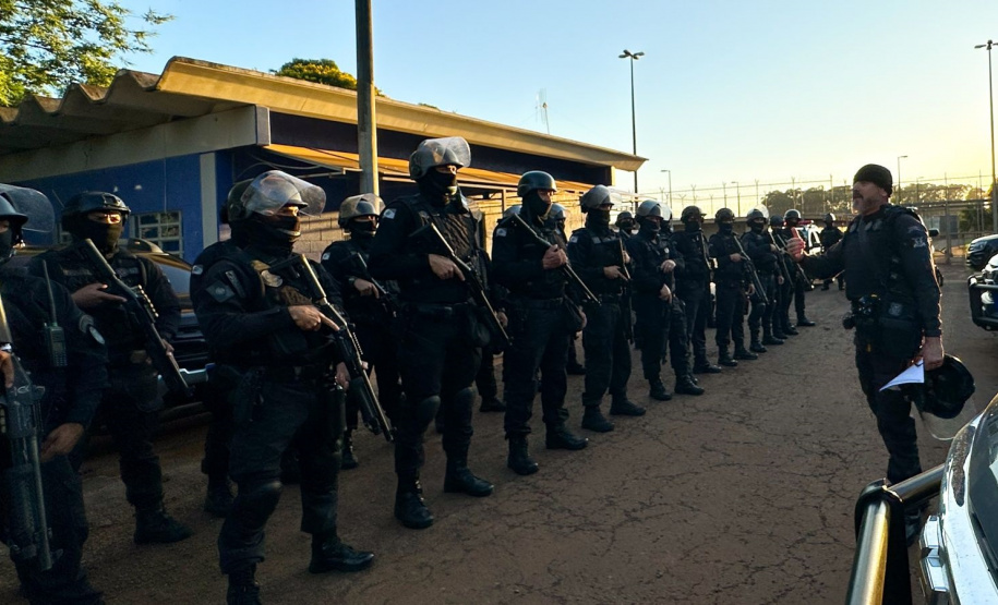 Operação Unidade Controlada: equipes do SOE da Polícia Penal realizam ação na PEF II, em Foz do Iguaçu