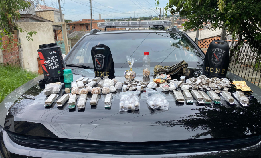 Serviço de Inteligência da Rone descobre ponto de tráfico no bairro Parolin