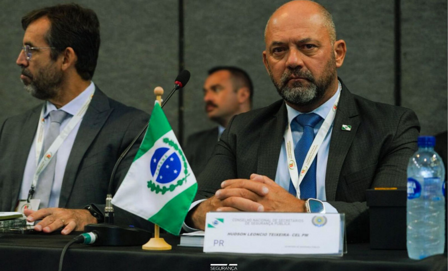 Secretário Hudson participa de reunião do Conselho Nacional dos Secretários de Segurança Pública
