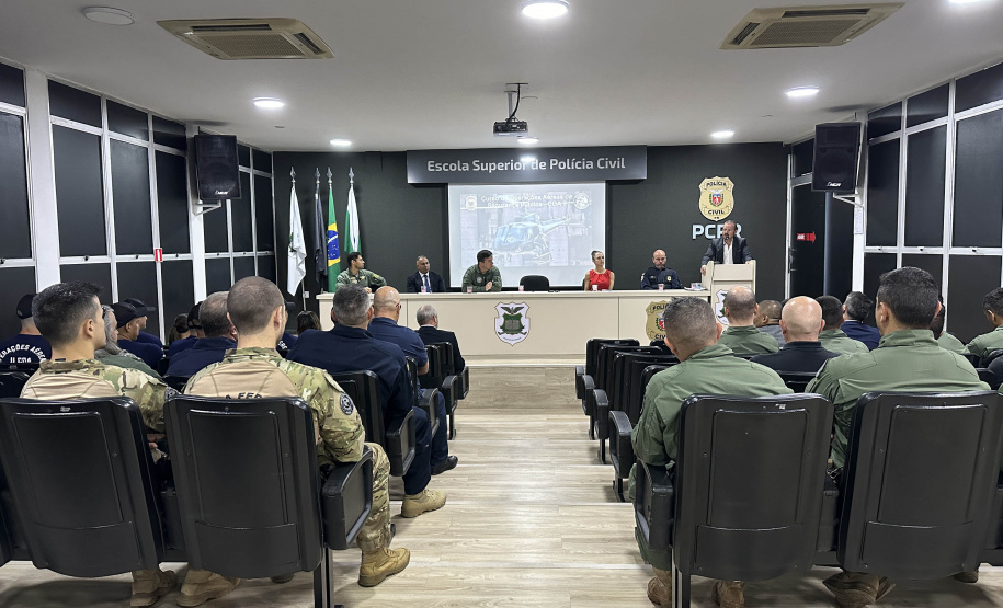 PCPR inicia curso de operações aéreas para ampliar formação de policiais