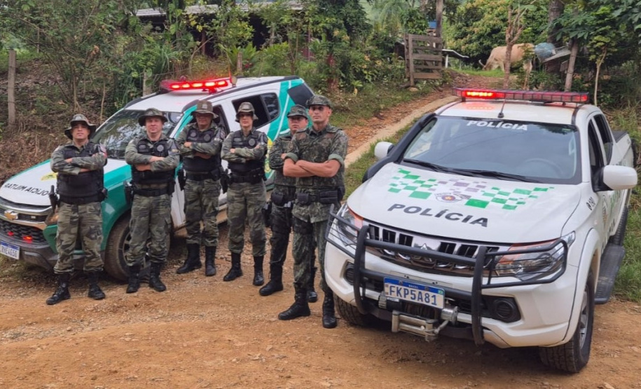 Polícias Militares do Paraná e São Paulo realizam operação integrada no Parque Estadual das Lauráceas