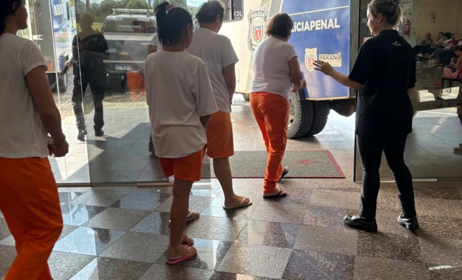 Apenadas da Cadeia Pública Feminina de Goioerê participam de mutirão de mamografias