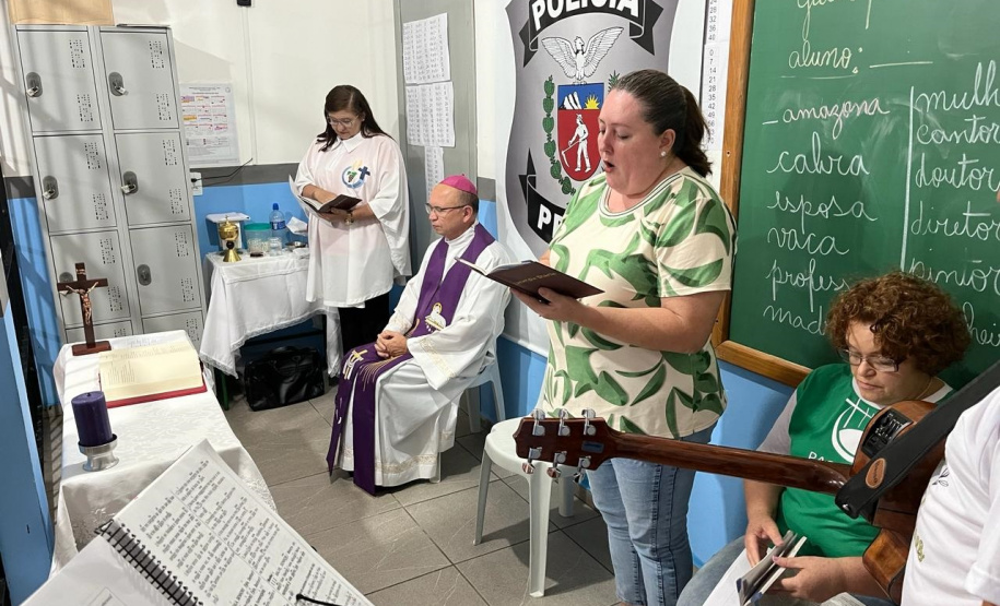 Polícia Penal e Pastoral Carcerária intensificam atendimentos religiosos em unidades prisionais de Guarapuava