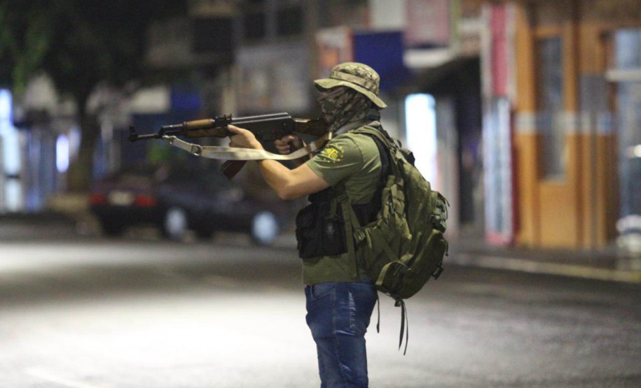 PMPR promove exercício de combate a ataques violentos em Wenceslau Braz