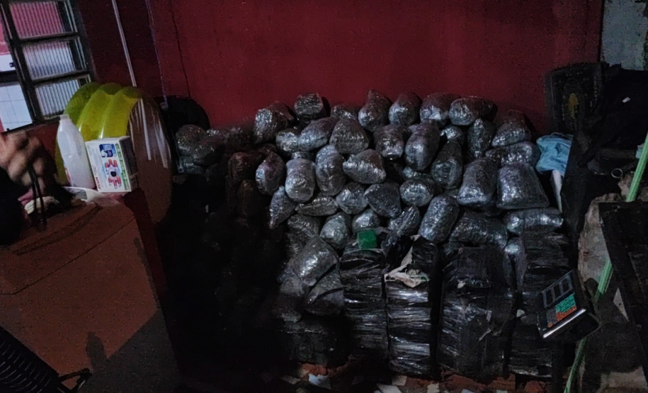 PMPR descobre esconderijo de maconha após denúncia no 181