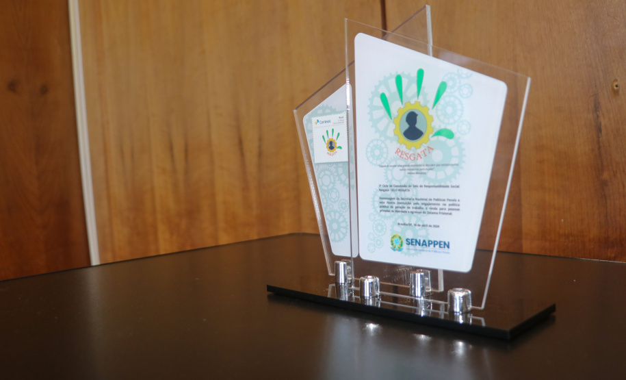 Paraná recebe Selo Resgata por três iniciativas com pessoas privadas de liberdade