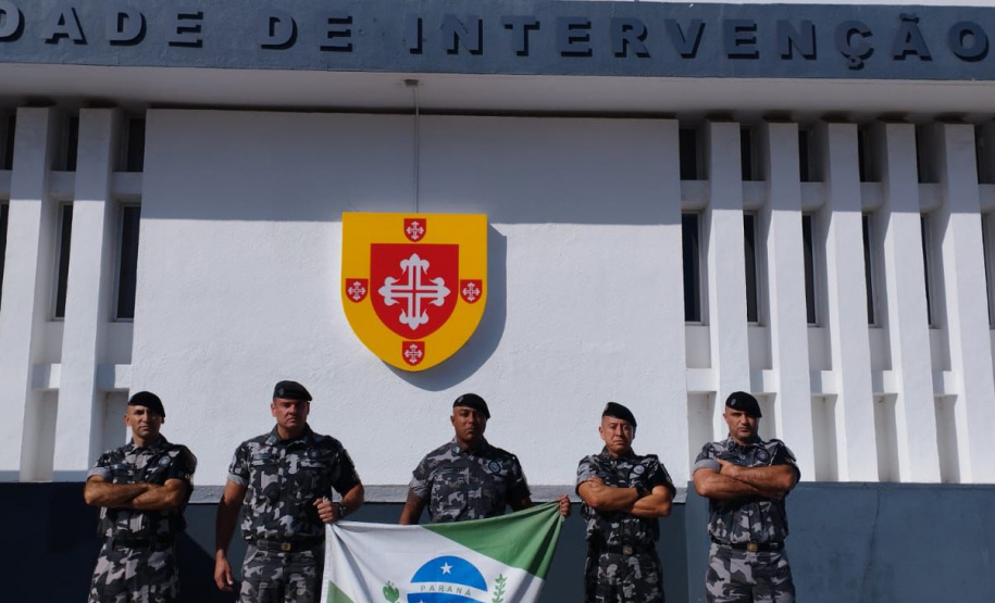 Policiais do BPRONE da PMPR trocam experiências com Guarda Nacional de Portugal