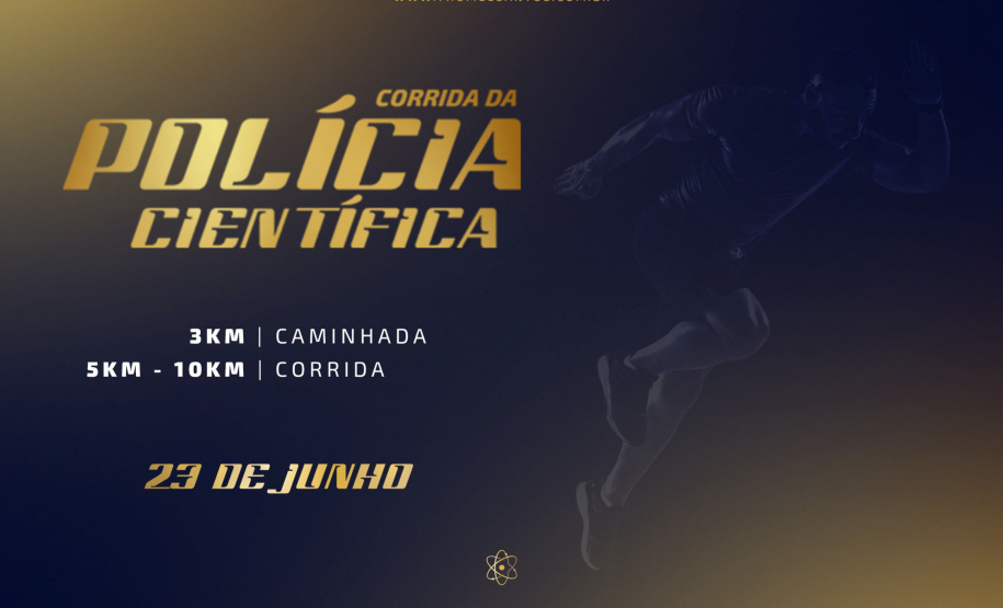 Estão abertas as inscrições para a Corrida de Rua da Polícia Científica do Paraná