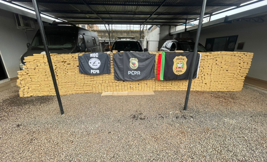 PCPR apreende 1,7 tonelada de maconha em Francisco Beltrão