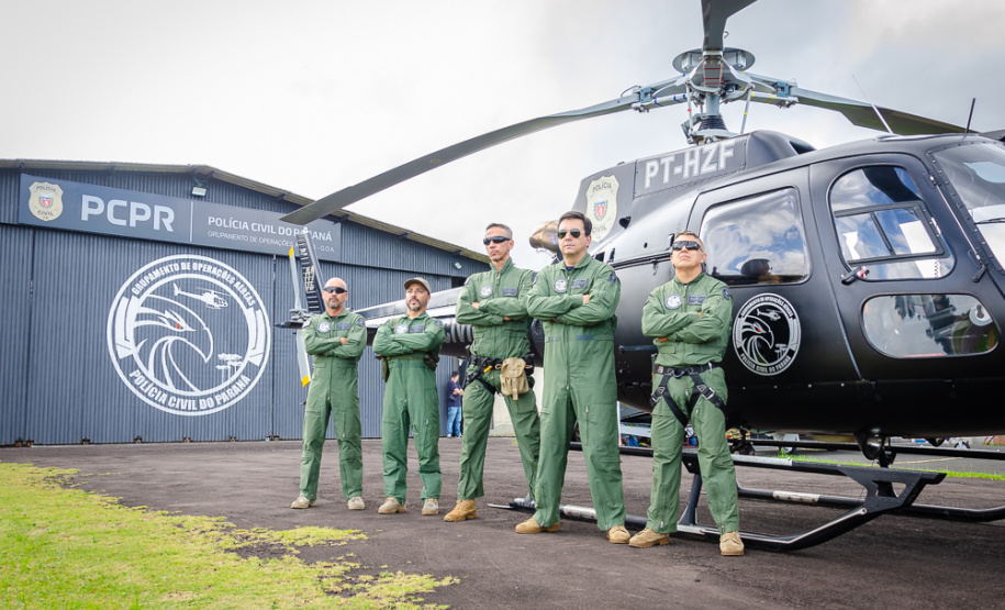 Polícia Civil do Paraná envia helicóptero e policiais para auxiliar o Rio Grande do Sul