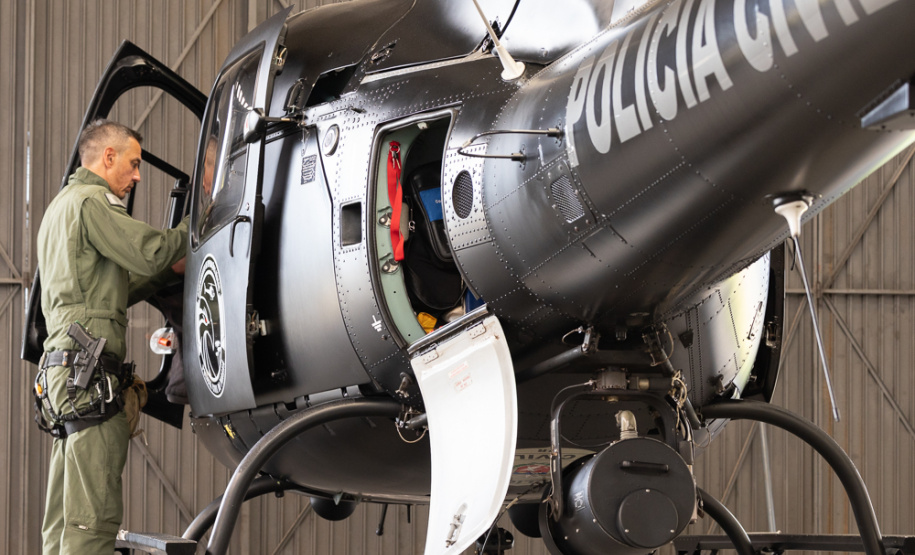 Polícia Civil do Paraná envia helicóptero e policiais para auxiliar o Rio Grande do Sul