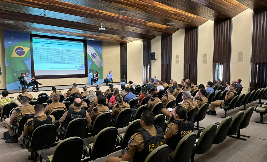 Servidores da área da segurança pública participam de Capacitação Orçamentária e Planejamento