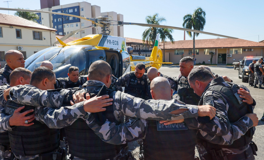 Paraná envia policiais militares para auxiliar o Rio Grande do Sul com a segurança pública