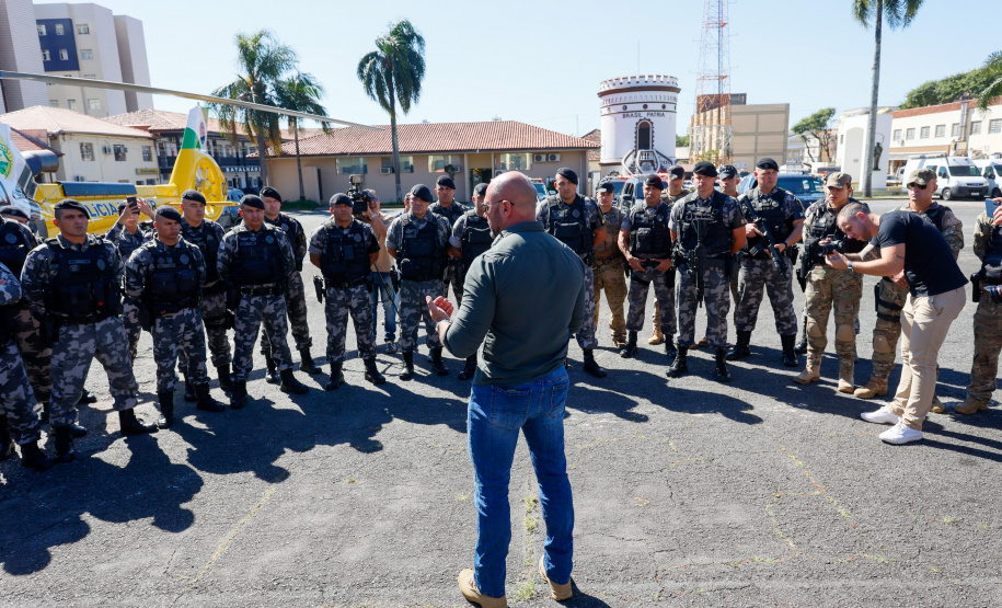 Paraná envia policiais militares para auxiliar o Rio Grande do Sul com a segurança pública