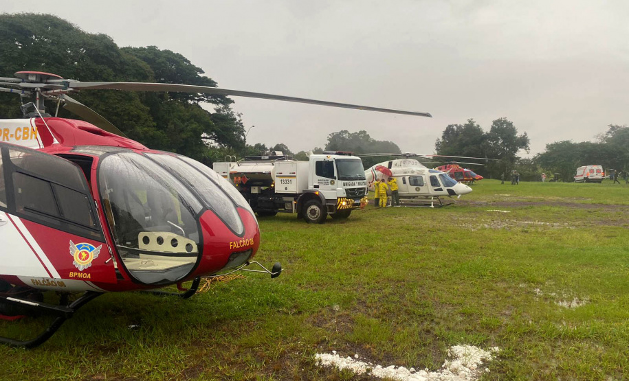 Com resgates aéreos e barcos, forças do Paraná ajudaram 150 pessoas no Rio Grande do Sul
