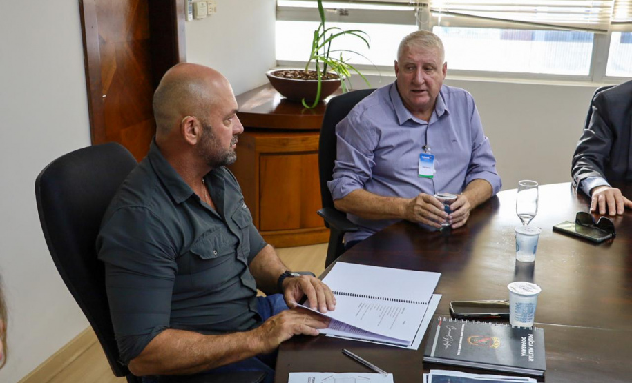 Secretário Hudson recebe comitiva de Marechal Cândido Rondon