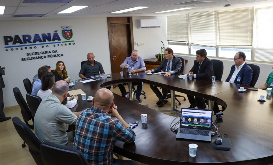 Secretário Hudson recebe comitiva de Marechal Cândido Rondon