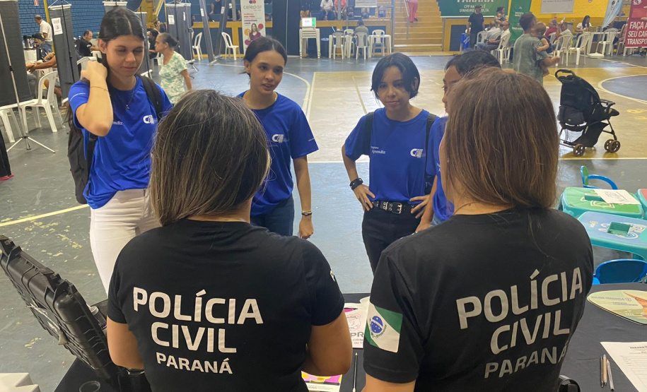 PCPR na Comunidade leva serviços de polícia judiciária e exposições para população de Palotina, Almirante Tamandaré e Pinhais