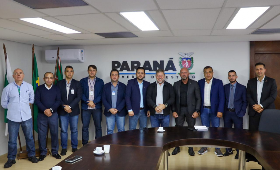 Secretário da Segurança recebe prefeitos do interior