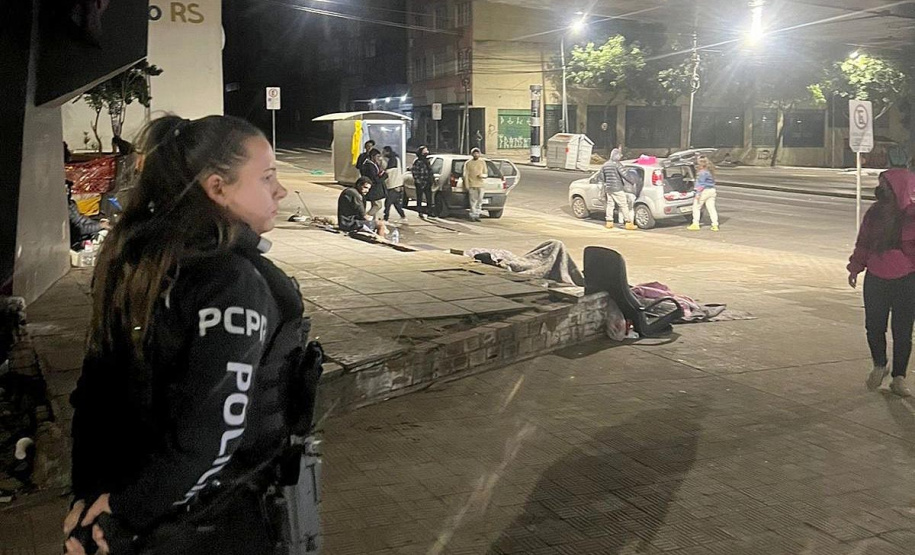 Com 104 agentes e muita tecnologia, forças de segurança do PR seguem apoiando o RS