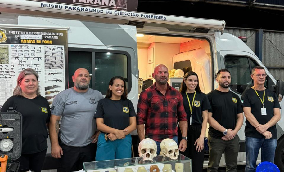 Museu de Ciências Forenses promove exposições itinerantes em todo o Paraná