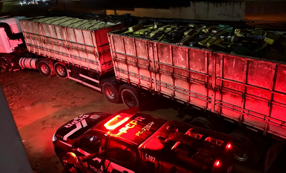PCPR apreende 630 quilos de cocaína no primeiro semestre, 129% a mais que o mesmo período do ano passado
