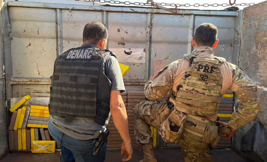 PCPR e PRF apreendem 154 quilos de cocaína em Cascavel