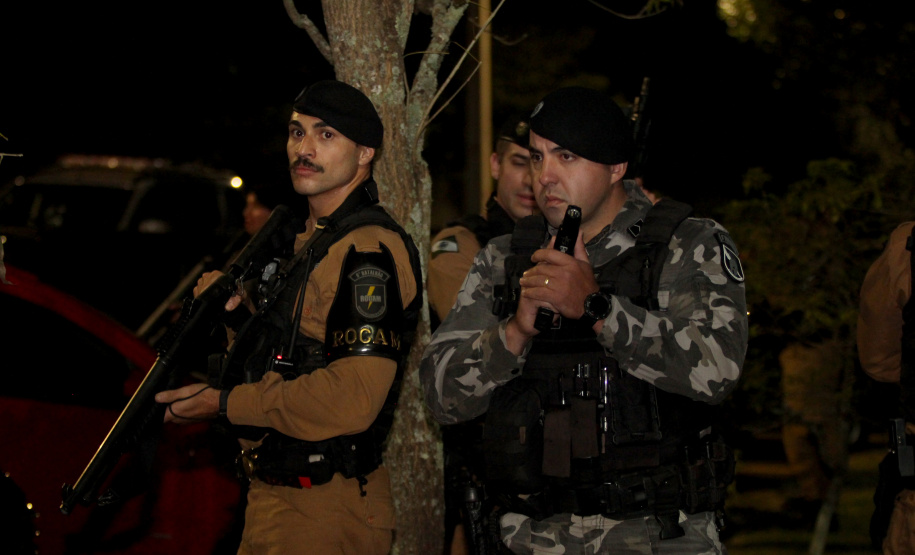 Em simulado de ataque a Cascavel, PM coloca em ação Plano de Defesa Territorial