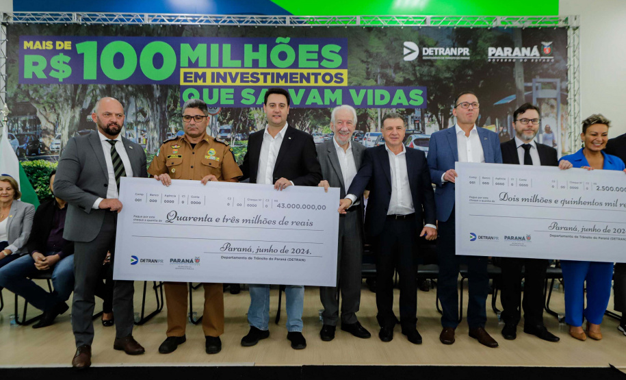 Detran-PR destina R$ 103,8 milhões para fortalecer ações de segurança no trânsito no Paraná