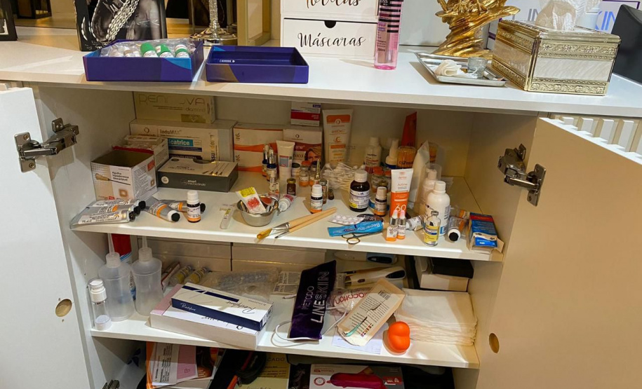 PCPR apreende produtos irregulares em clínica estética em Curitiba