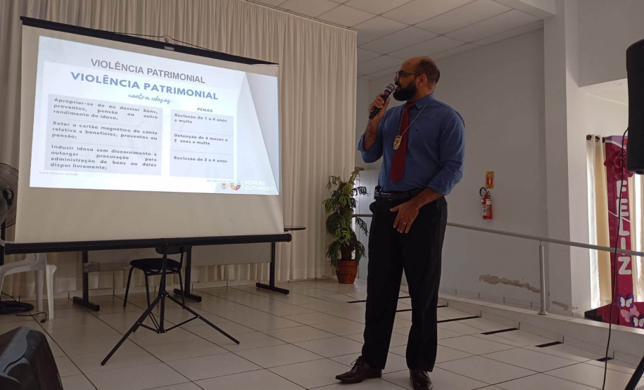 PCPR ministra curso de orientação contra golpes para 600 idosos em Marialva
