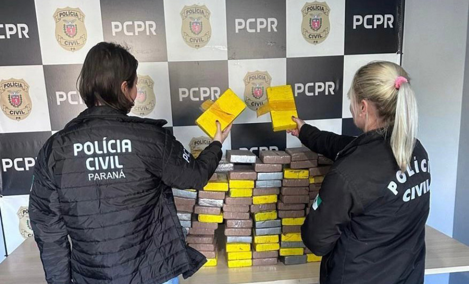 PCPR e PRF apreendem 154 quilos de cocaína em Cascavel