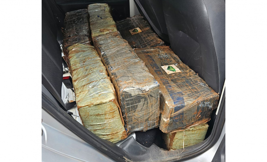 Com apoio do Falcão, PMPR apreende 1,2 tonelada de maconha em Cascavel