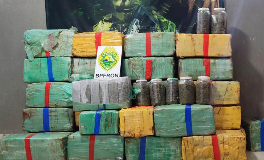 Operação Protetor: polícia apreende 1.350 kg de maconha em Cruzeiro do Oeste e Guaíra