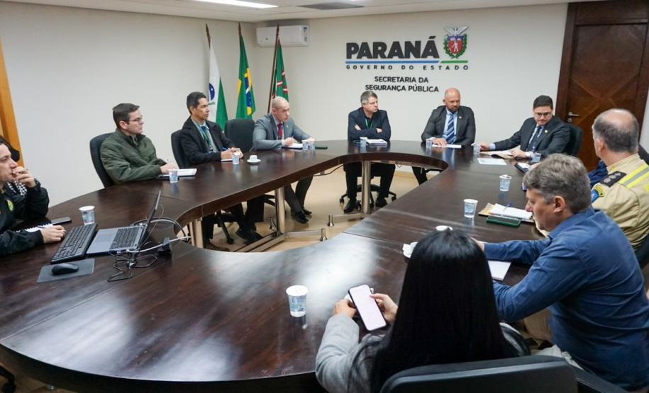 Secretário Hudson recebe o deputado estadual Matheus Vermelho