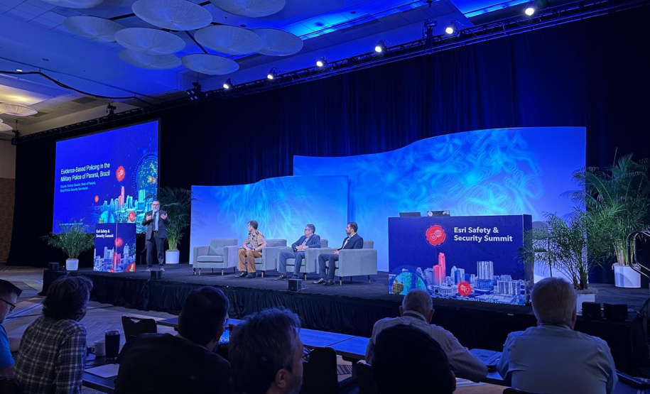 Experiência aplicada pela PMPR em Curitiba é apresentada em evento de segurança nos EUA