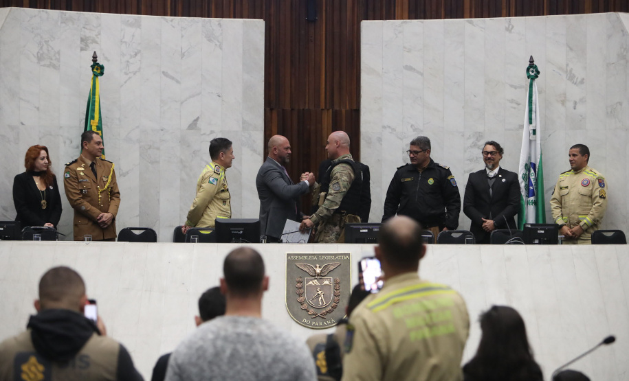 Forças de segurança que atuaram no Rio Grande do Sul são homenageadas na Alep
