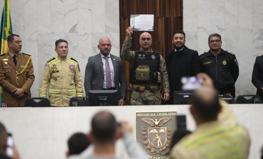 Forças de segurança que atuaram no Rio Grande do Sul são homenageadas na Alep