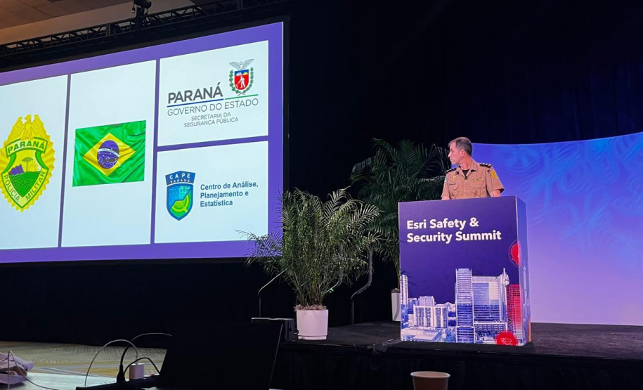 Experiência aplicada pela PMPR em Curitiba é apresentada em evento de segurança nos EUA