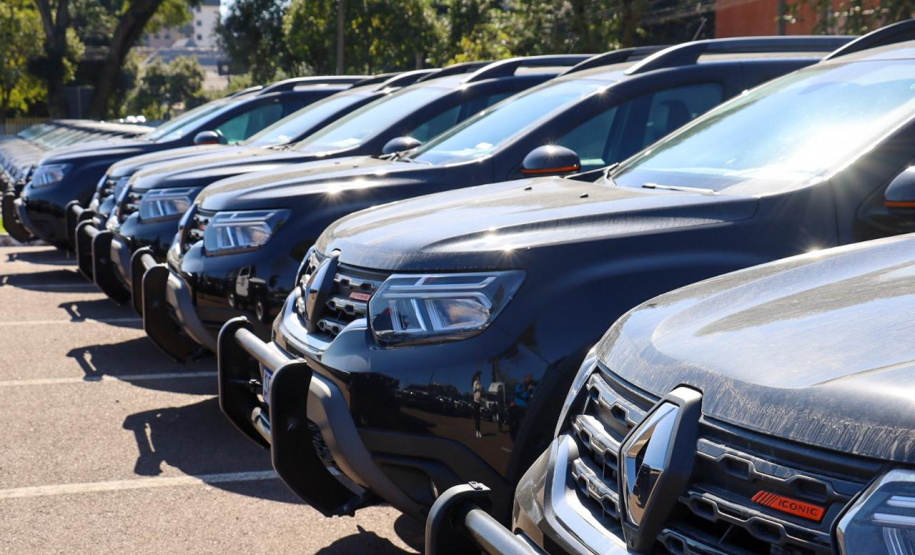 Governo do Estado entrega 70 novas viaturas para delegacias da Polícia Civil do Paraná