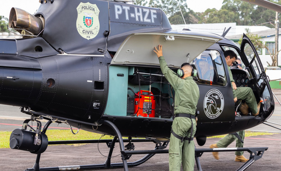 PCPR comemora oito anos do Grupamento de Operações Aéreas com 3.172 missões