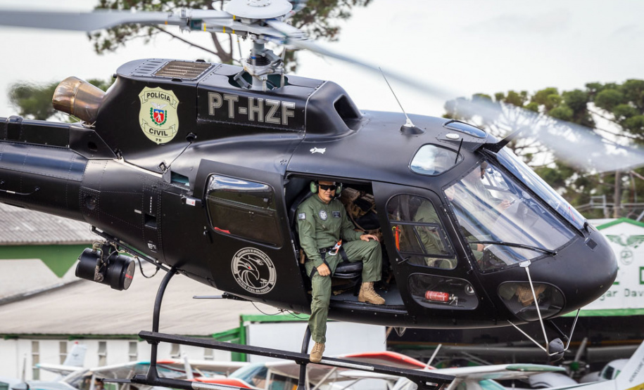 PCPR comemora oito anos do Grupamento de Operações Aéreas com 3.172 missões