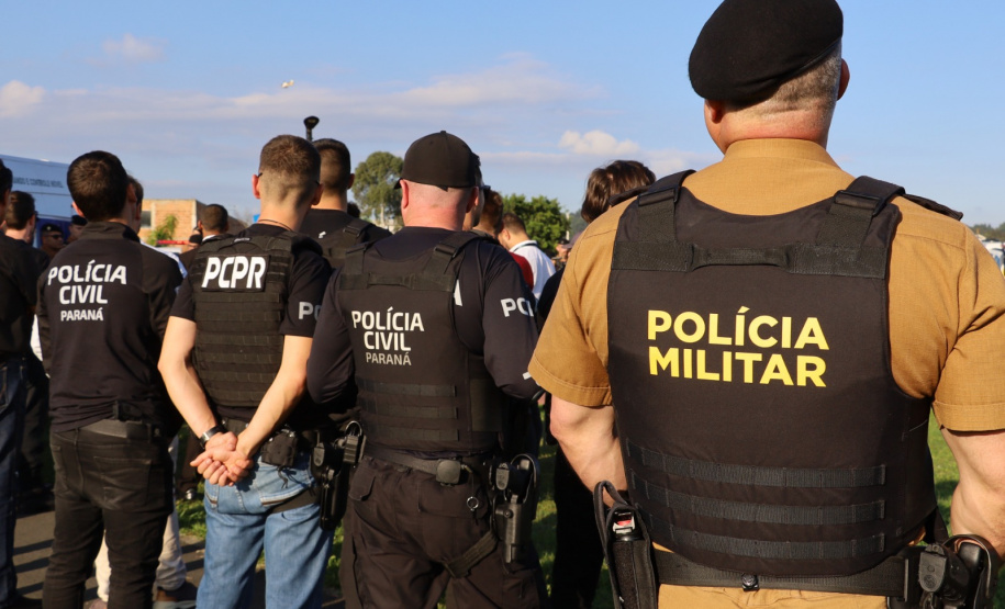 Operação da PCPR e PMPR cumpre 25 mandados de prisão contra o tráfico