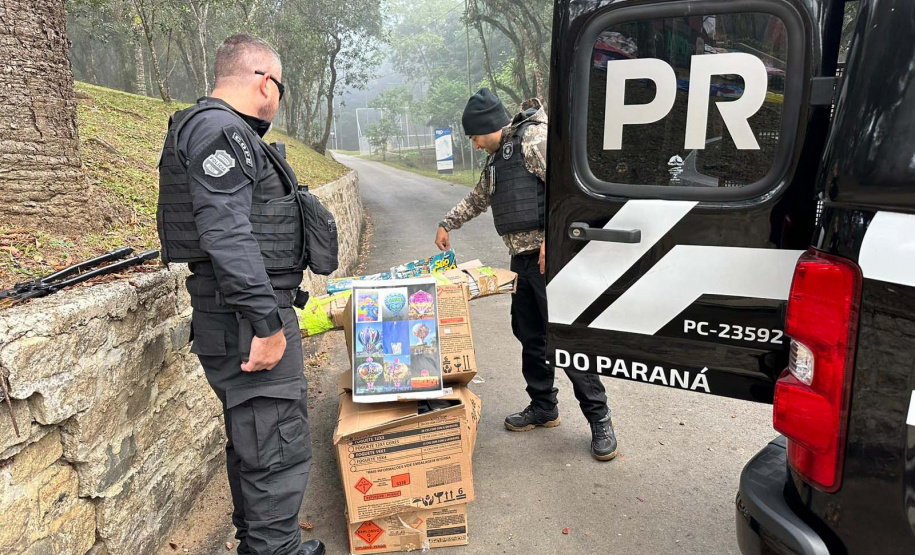 PCPR prende quatro por soltura de balões que chegavam a custar mais de R$ 20 mil