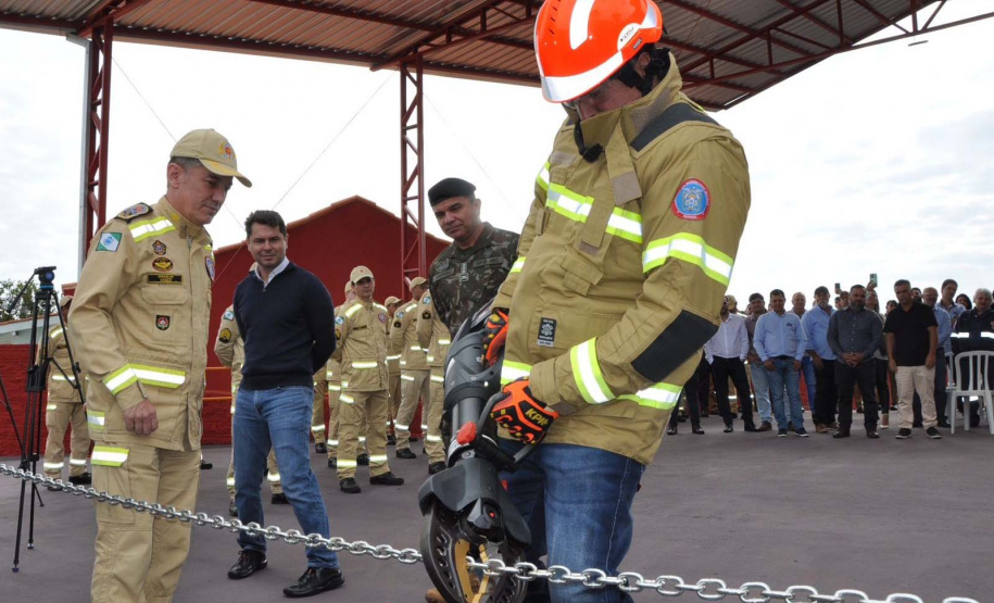 Corpo de Bombeiros inaugura terceiro Quartel Integrado do Paraná, em Mauá da Serra.