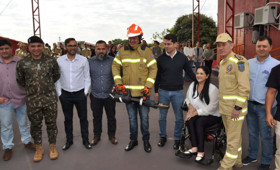 Corpo de Bombeiros inaugura terceiro Quartel Integrado do Paraná, em Mauá da Serra.
