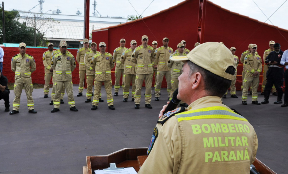 Corpo de Bombeiros inaugura terceiro Quartel Integrado do Paraná, em Mauá da Serra.