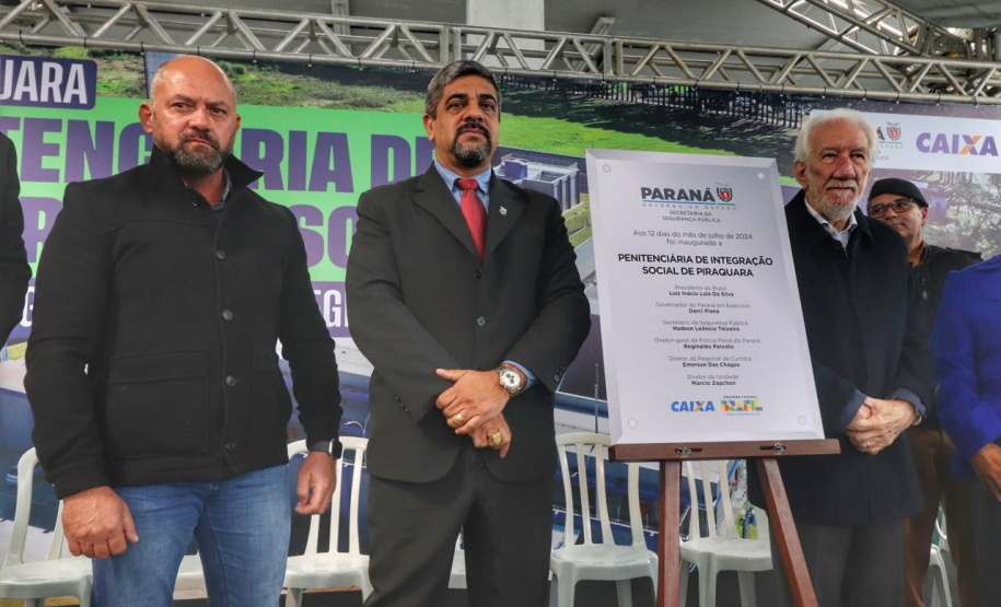 Piana inaugura unidade prisional com 392 vagas no complexo penitenciário de Piraquara