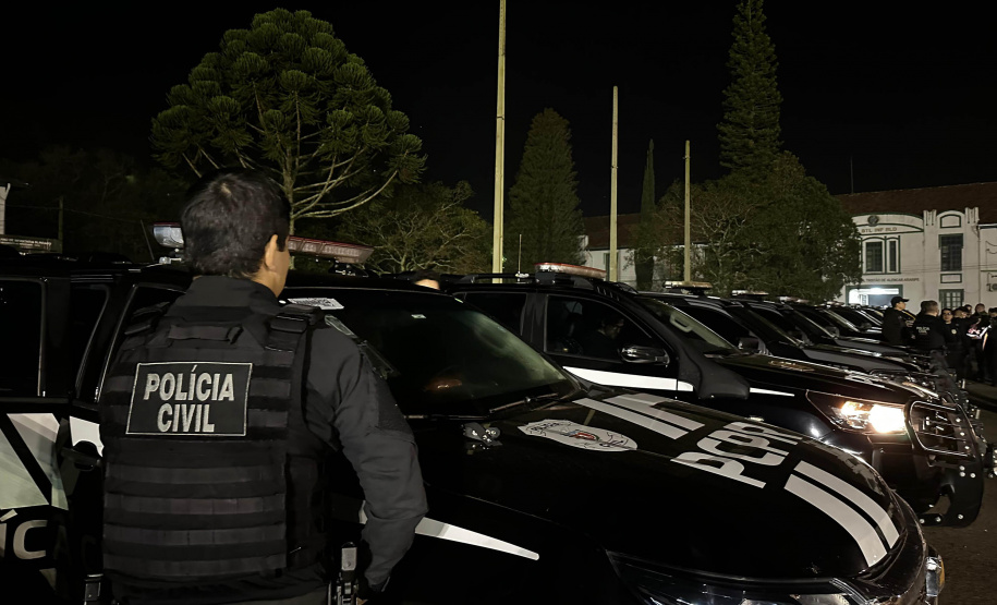 Operação da PCPR e PMPR cumpre 25 mandados de prisão contra o tráfico