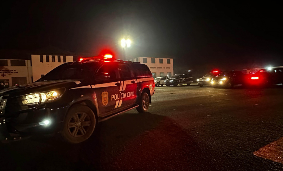 Operação da PCPR e PMPR cumpre 25 mandados de prisão contra o tráfico